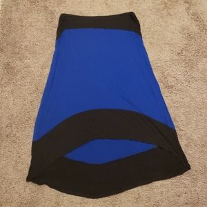 Womens high/low skirt